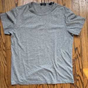 Theory Heather Gray Crew Neck Tee